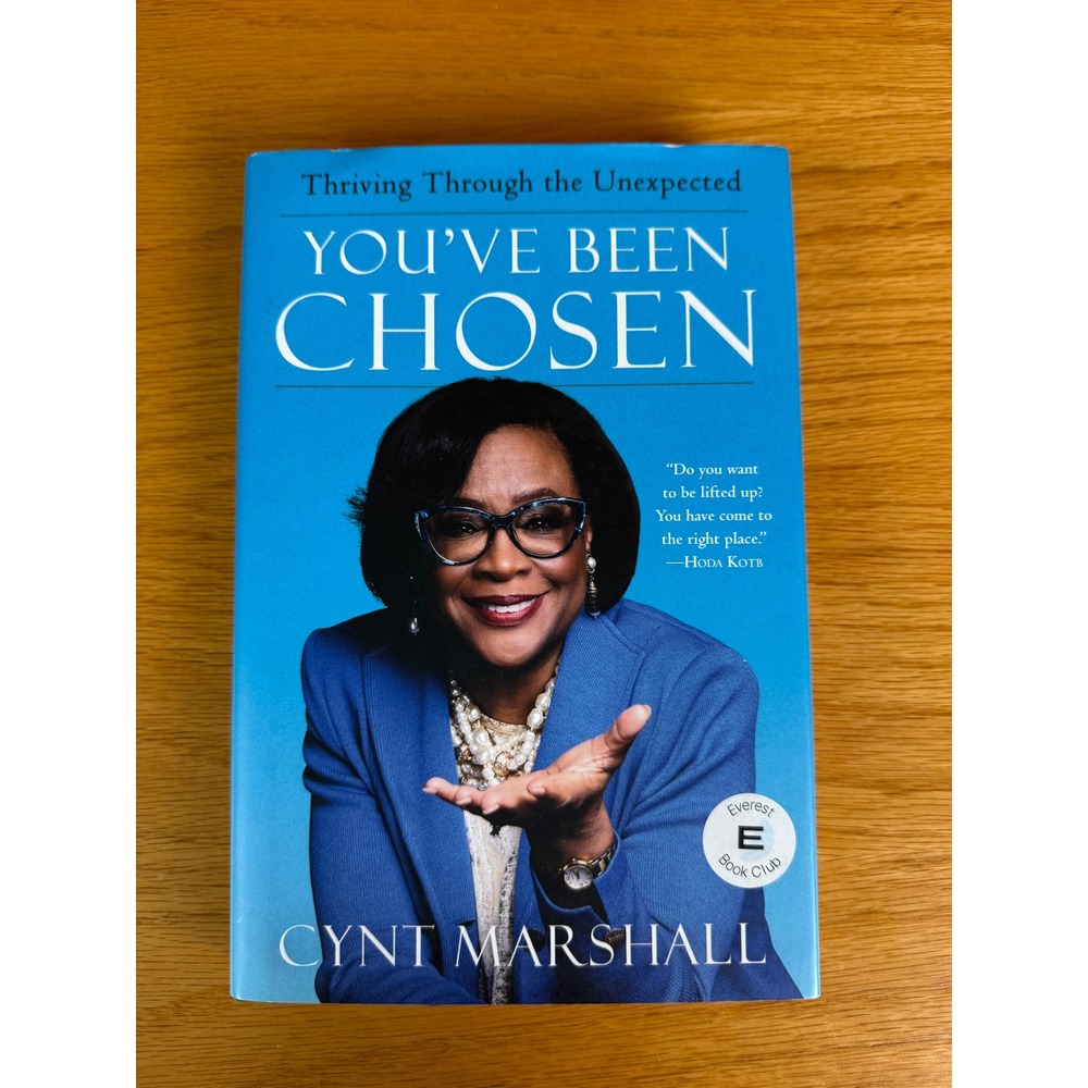CYNT MARSHALL You've Been Chosen Book Memoir Blue Hardcover